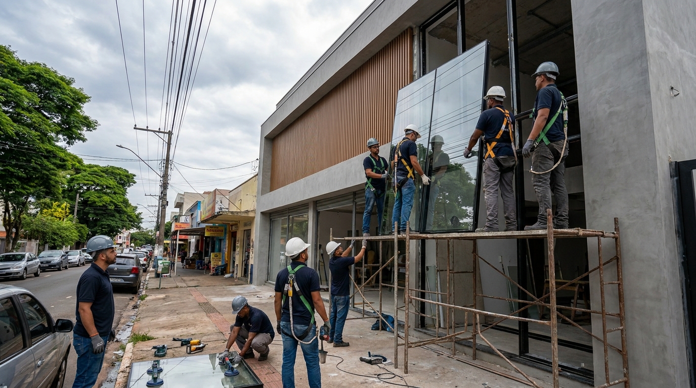 Fachada de Vidro em Anápolis‑GO